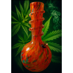 BONG | ORANGE GLASS BONG